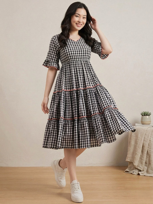 Black & White Checkered dress